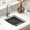 ANW HOME Lavello Cucina sottotop 37x45 cm acciaio inox 1 Anteprima dell’immagine prodotto 8