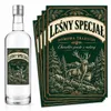 Flaschenetiketten – „Leśny Specjał” – Wald und Hirsch – Produktbild-Vorschau 1