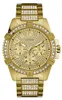 Guess Herren Uhr Armbanduhr FRONTIER W0799G2 Edelstahl gold Produktbild-Vorschau 7