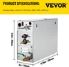 VEVOR 6 KW parní generátor sprcha sauna koupel domácí lázně Náhled obrázku produktu 7