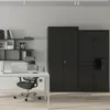 An office desk with a chair and a filing cabinet. Podgląd zdjęcia produktu