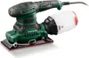 A studio shot of a Parkside orbital sander with a dust collection bag. Produktbild-Vorschau