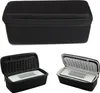 A black protective case for a Bose SoundLink Mini 2 Bluetooth speaker, shown closed and open with the speaker inside. Anteprima dell’immagine prodotto