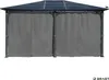 Alu-Pavillon PREMIUM 3,6x4,8 m grau Produktbild-Vorschau 2