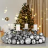 Lot de 77 boules de Noël argenté Décorations pour sapin en Voir les images du produit 3