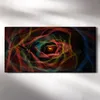 Wandbild Leinwand Bilder mit Uhr Geräuschlos 60x30 Malerei Produktbild-Vorschau 2