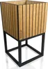 Blumenbeet štvorcový LOFT FIORINO Lišty 22x22x40 cm Náhľad obrázku produktu 2