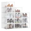 Schuhboxen, 12er Set, durchsichtig, aus Kunststoff, mit Produktbild-Vorschau 6