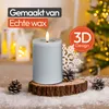 Meisterhome® Lot de 3 bougies LED sans flamme Rustik avec Voir les images du produit 3