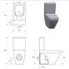 CERSANIT Dizajnové stojace WC CREA K114-022 so splachovacou Náhľad obrázku produktu 3