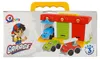 Garage mit 3 Spielzeugautos + Zubehör aus Kunststoff in Produktbild-Vorschau 9