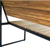 home24 Gartenbank aus Akazienholz - Schwarz / Braun - Produktbild-Vorschau 5
