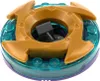 1x Lego Ninjago Spinner rund 6x6x1 violett Totenkopf Ring Produktbild-Vorschau 1
