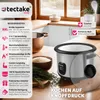 A collage showing a rice cooker and its features, set against a kitchen background. The collage includes text highlighting product specifications and benefits. Náhled obrázku produktu