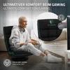 ML-Design Gaming Bodenstuhl Schwarz-Türkis, verstellbare Produktbild-Vorschau 3