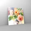 Bilder auf glas - Rose Blume Garten - 40x40cm - Glasbilder Produktbild-Vorschau 4