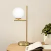 ZMH lampka nocna złota nowoczesna lampa stołowa 1 płomienna Podgląd zdjęcia produktu 4