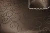 Tischdecke braun dunkel 110x110 cm damast Ornamente Produktbild-Vorschau 1