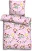 Biberna Feinbiber Bettwäsche Kids Einhorn rose 135x200 cm + Produktbild-Vorschau 2