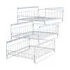 Küchenschubladen Ausziehbares Regal 33.5*43*51cm Weiß Produktbild-Vorschau 6