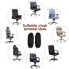 1 Paar Armlehnenbezüge für Bürostühle/Bürosessel, Produktbild-Vorschau 3