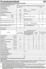 Product data sheet with technical specifications for an appliance. Produktbild-Vorschau