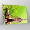 Bilder auf glas - Buddhismus Feng Shui Spa Bambus - 70x50cm Produktbild-Vorschau 4