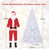 GOPLUS 210 cm Künstlicher Weihnachtsbaum, Weißer Tanne Produktbild-Vorschau 5