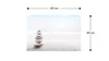 ALLboards Glas Magnettafel ZEN-STEINE 60x40cm Glasbild Produktbild-Vorschau 4