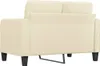vidaXL 2-Sitzer-Sofa Creme 120 cm Kunstleder Produktbild-Vorschau 5