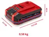 Einhell 18V 3,0Ah SEALED PXC Plus A1 4511618 Werkzeug-Akku Produktbild-Vorschau 10