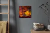 Coloray Uhr auf Leinwand 30x30 cm Wand Uhr Dekoration Produktbild-Vorschau 4