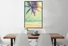 MuchoWow® Gerahmtes Poster Retro - Palme - Sonne - Sommer Produktbild-Vorschau 2