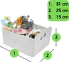 6x Aufbewahrungsbox faltbar Stoff Aufbewahrungskorb faltbar Produktbild-Vorschau 2
