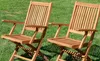 ALEOS. 2x echt Teak Holz Klappsessel Gartensessel Produktbild-Vorschau 9