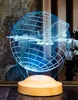 GESCHENKELAMPE 3D LED Nachttischlampe Passagierflugzeug Produktbild-Vorschau 6