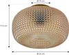Lindby Deckenleuchte Hildur, Ø 25 cm, amber, Glas Produktbild-Vorschau 4