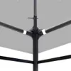 vidaXL Toit de pavillon 310 g/m² 4x3 m blanc crème Voir les images du produit 12