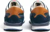 The back view of a pair of navy blue LLOYD shoes. Produktbild-Vorschau
