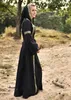 Mittelalterkleid Eleanor mit Kapuze, schwarz : L Größe: L Produktbild-Vorschau 2