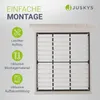 Juskys Polsterbett Florenz 180 x 200 cm mit Matratze, Produktbild-Vorschau 7