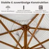 COSTWAY Sonnenschirm φ200cm, Boho Gartenschirm mit Fransen, Produktbild-Vorschau 6