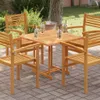 vidaXL Stolová deska z masivního dřeva Teak Square Náhled obrázku produktu 1