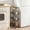 Sekey Küchenwagen schmal Nischenregal mit Rollen 20cm breit Produktbild-Vorschau 2