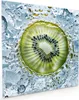 Küchenrückwand Spritzschutz Glas mit Motiv Kiwi mit Eis 40 Produktbild-Vorschau 1