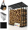 Juskys Kaminholzregal mit Dach 185x70x185 cm, 2,4 m³, Produktbild-Vorschau 1