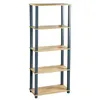 KESPER Regál policový Blue 5 polic, plast, MDF, 60 x 147 x Náhled obrázku produktu 1