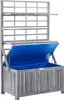vidaXL Úložná truhla s mřížkou 99x55x160cm Masivní dřevo Náhled obrázku produktu 6