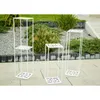 Howhomely Sgabello per fiori in metallo bianco 100 cm - Anteprima dell’immagine prodotto 10
