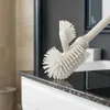 WC Bürste 3er Set Silikon Toilettenbürste Randreiniger Produktbild-Vorschau 3